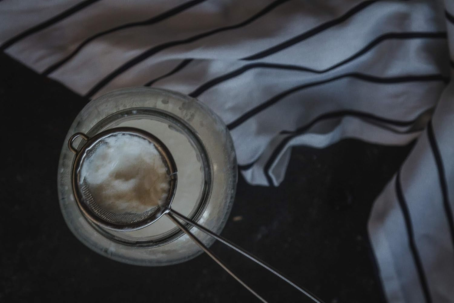 Home Made Kefir Making Kit in Gift Box, Glass/Cheese Cloth