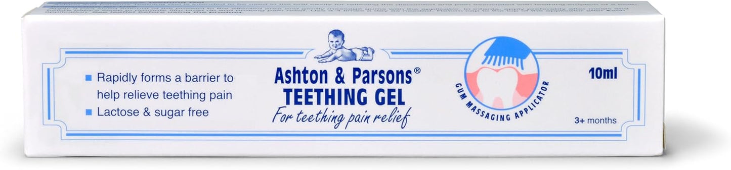 Teething Gel for 3 Months+ Infants to Help Relieve Common Teething Symptoms 10Ml (Pack of 2)