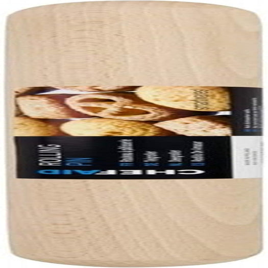Wooden Rolling Pin, Ideal for All Baking Tasks and Perfect for Pastry and Dough Products, Measures 28.5 Cm Wide and Made from Well Source Wood, Beige