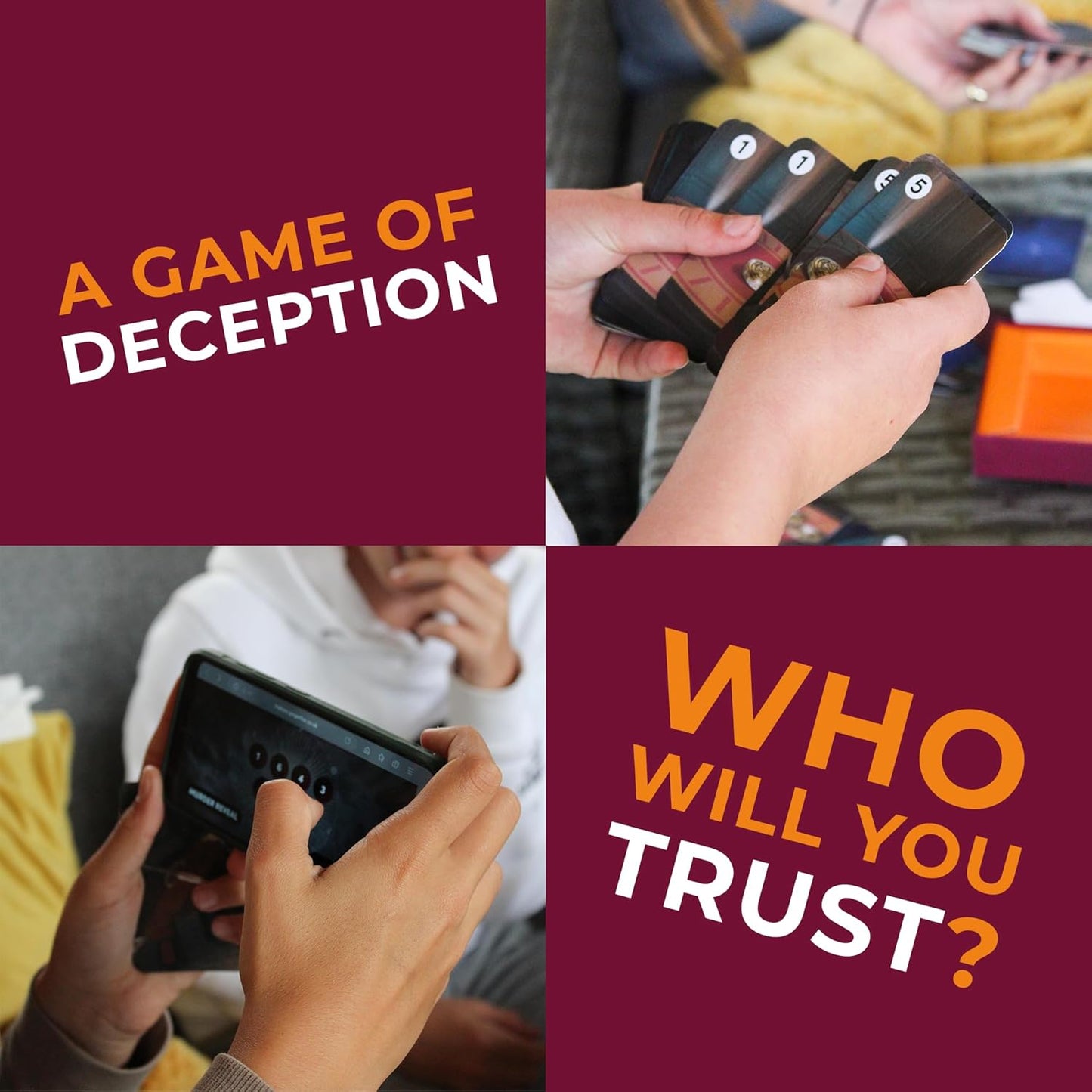 the Traitors Card Game | Based on the Hit TV Show | Family Social Deduction Fun | Great Game for Group Gatherings