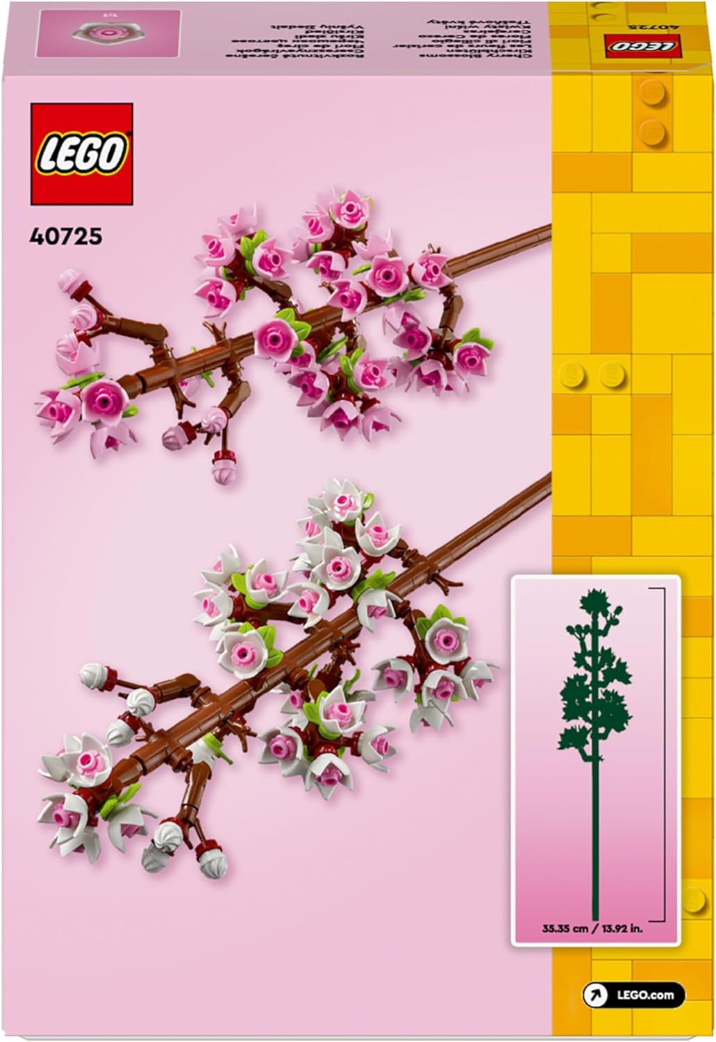 Cherry Blossoms Artificial Faux Flowers Set - Makes a Great Desk Decor Accessory or Kids' Bedroom Decoration - Gift Idea for 8 plus Year Old Girls, Boys and Teens - Valentine'S Day Treat - 40725