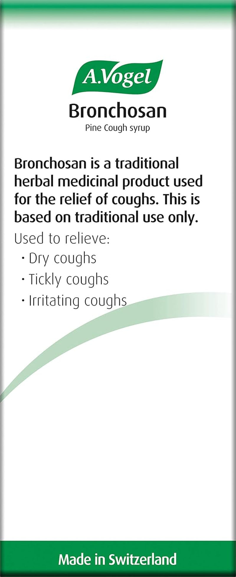 Bronchosan Pine Cough Syrup | Dry & Tickly Cough Medicine for Adults | 100Ml
