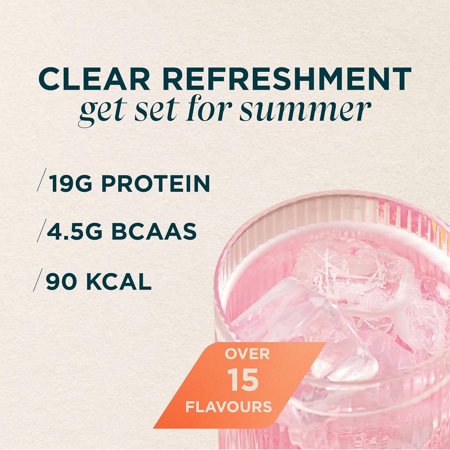 Clear Whey Isolate, Peach Tea, 20 Servings