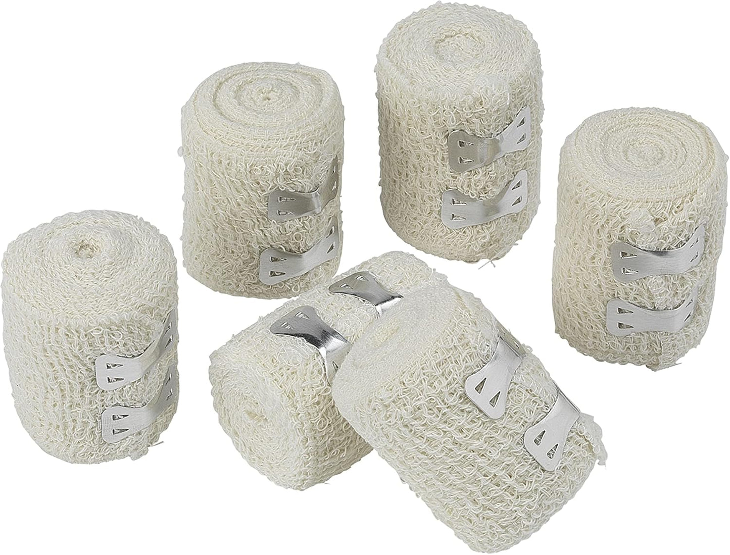 Crepe Cotton Bandages 5 Cm X 4.5 M (Pack of 6)