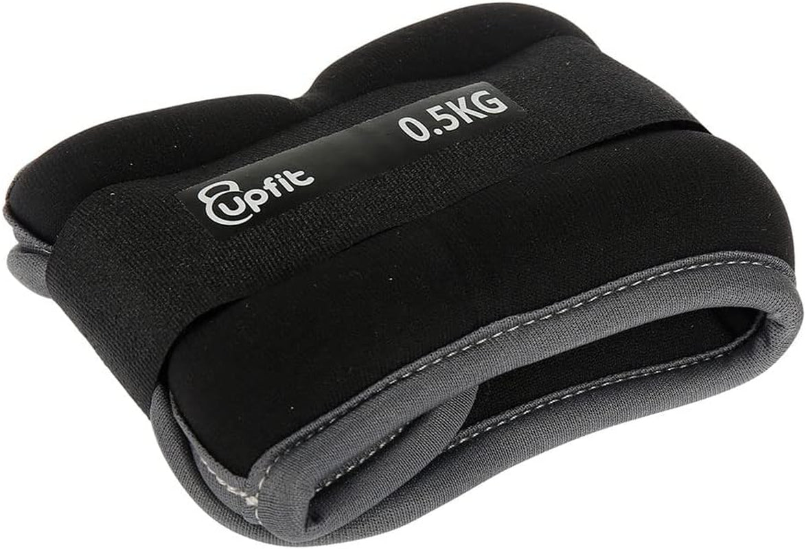 - Set of 2 Soft and Adjustable Dumbbells - Flexible for Muscle Strengthening and Toning Exercises - Can Be Placed on Wrists or Ankles - Weight: 0.5 Kg Each