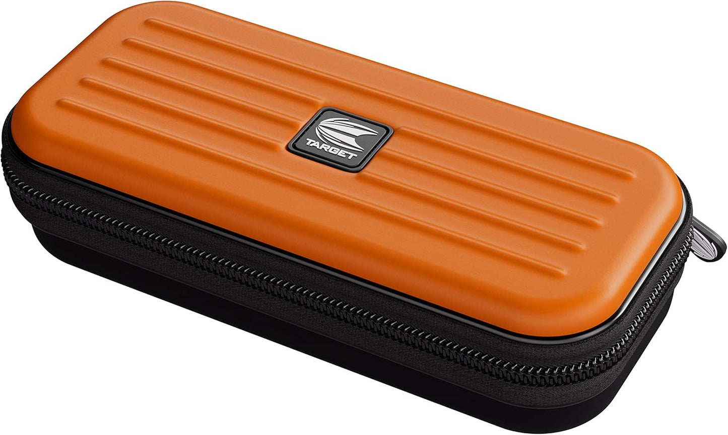 Darts Takoma Darts Wallet, Regular Size, Orange | Darts Case Holds 3 Darts | Protective EVA Dart Holder with Double Zip Lock Inner Pouches | Professional Darts Accessories
