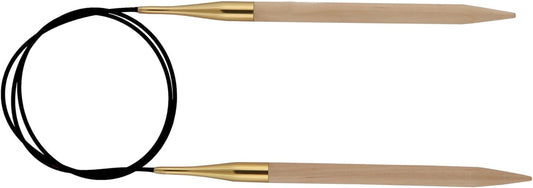 KP35381 Basix Birch: Knitting Pins: Circular: Fixed: 80Cm X 3.25Mm, Birchwood, Multi-Colour, 80 X 0.33 X 0.33 Cm