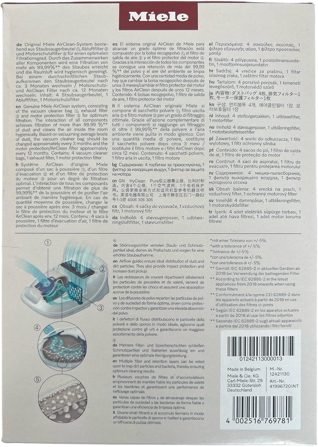 9917730 GN Vacuum Hoover Bag