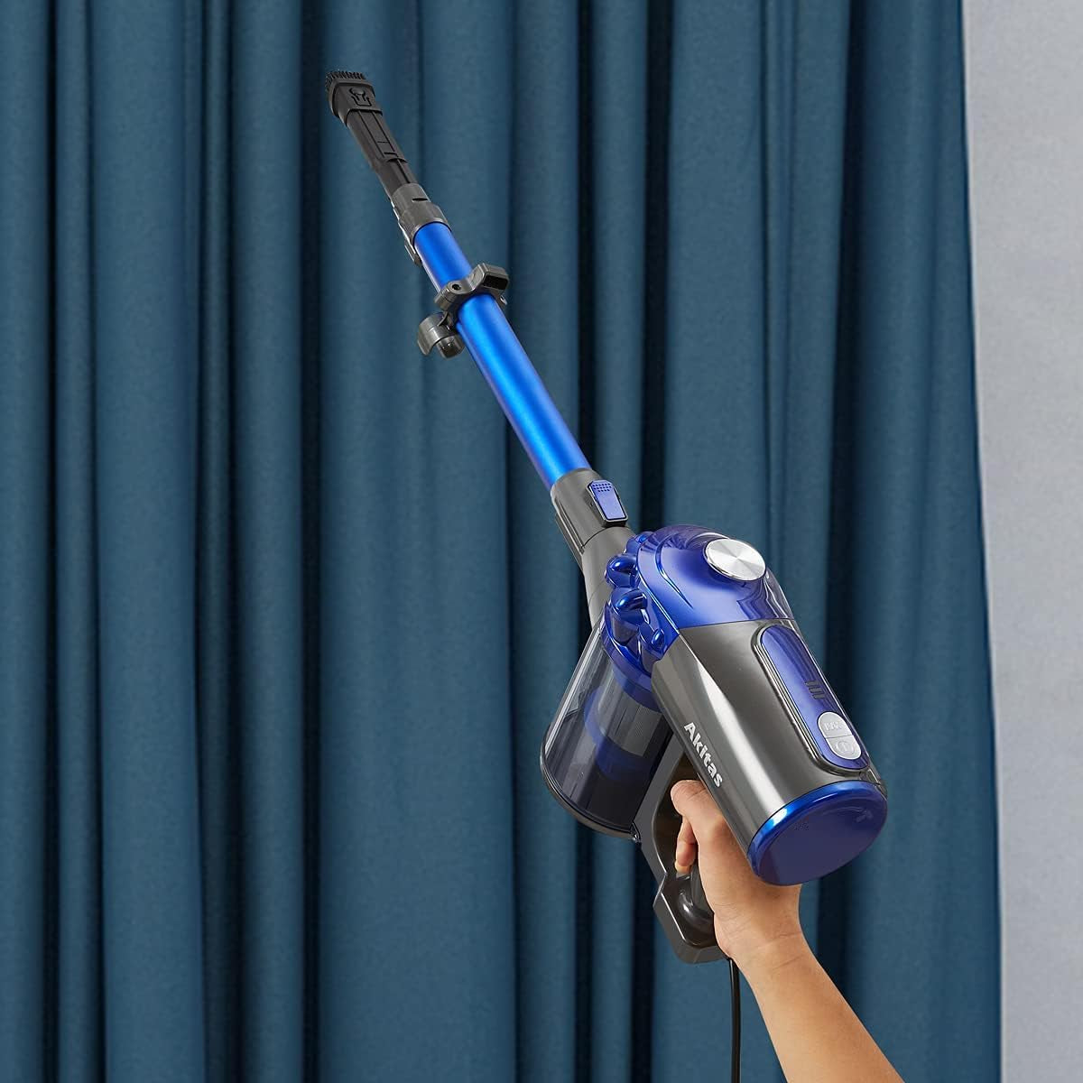 Cordless Vacuum Cleaner Upright Handheld Stick Lightweight Rechargeable Lithium Battery Good for Carpet, Pet Hair (AKV8)