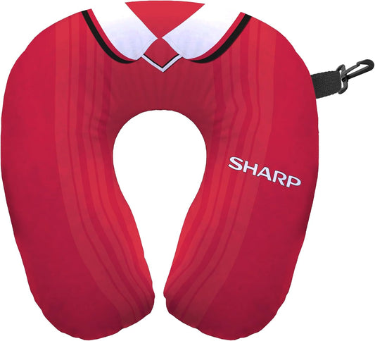 Manchester Reds 1999 Home Shirt - Travel Neck Pillow - Neck Support Cushion
