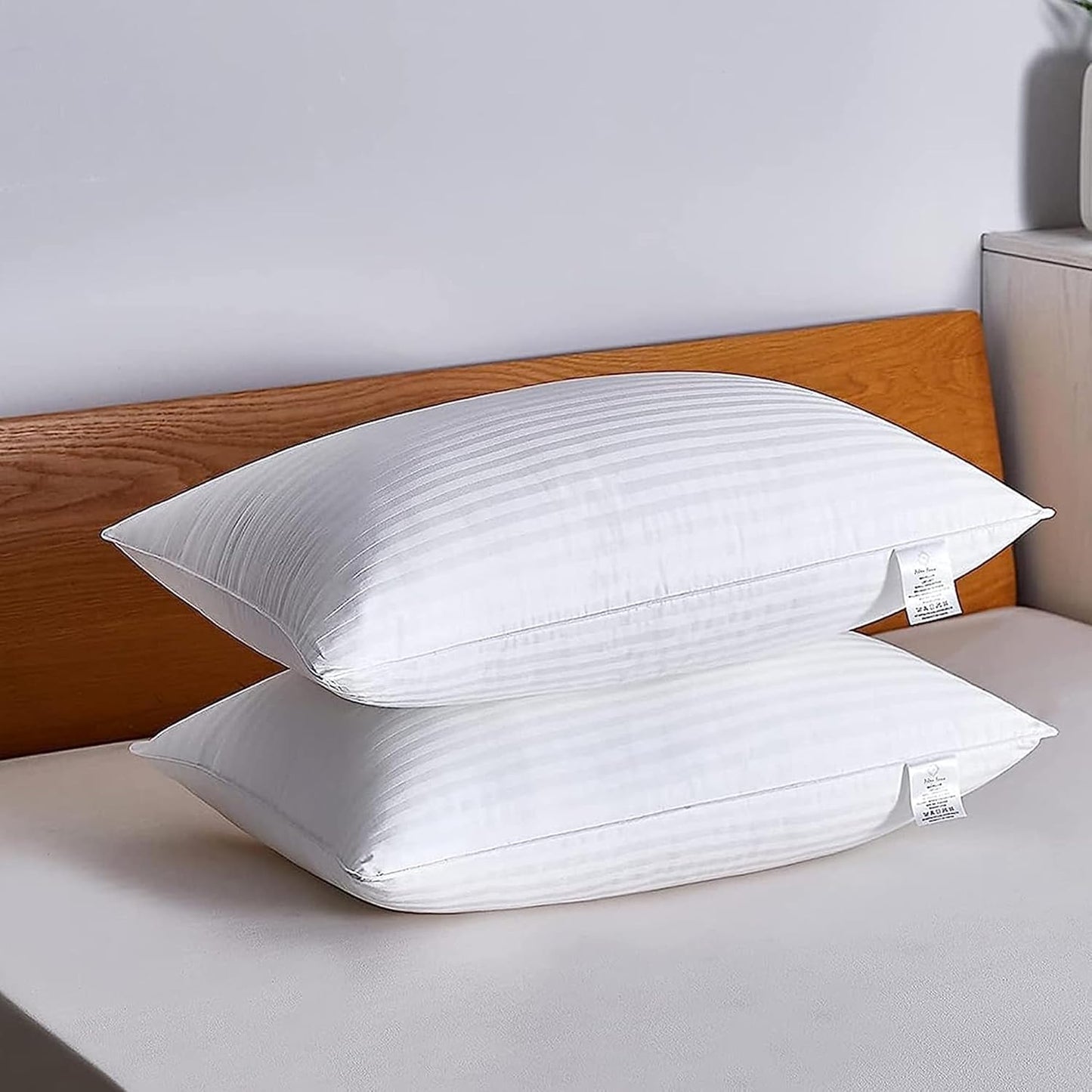 Pillows 4 Pack Hotel Quality Pillows Side Sleeper Bounce Back Bed Pillow Hypoallergenic & anti Dust Mite Resistant Premium Filled Hotel Pillows Pack of 4