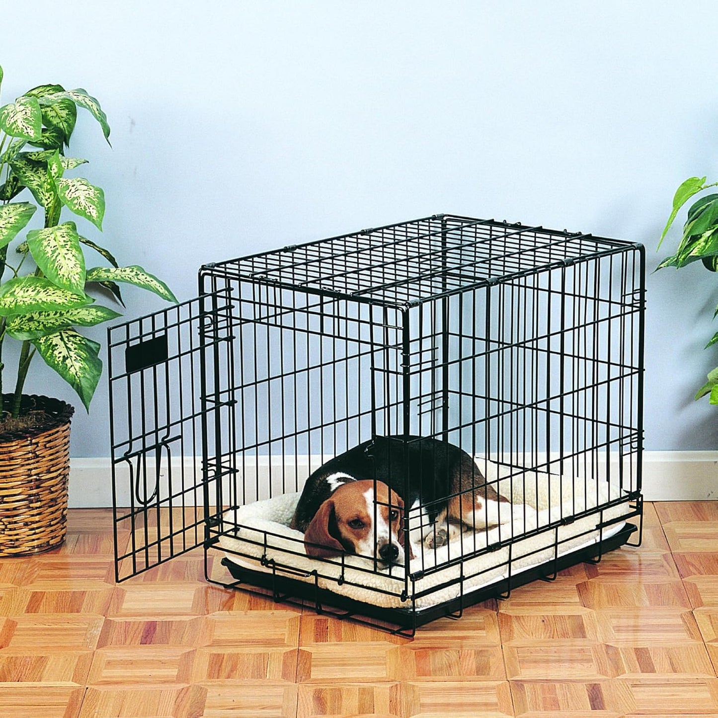 Sherpa Crate Beds - Comfortable Bumper-Style Beds for Dogs and Cats, X-Small, Natural Beige