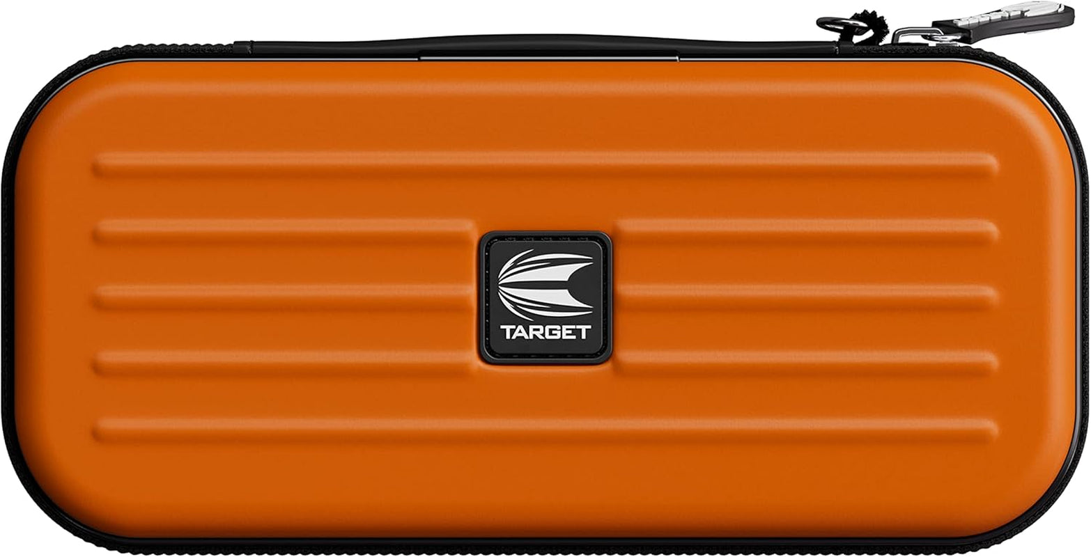 Darts Takoma Darts Wallet, Regular Size, Orange | Darts Case Holds 3 Darts | Protective EVA Dart Holder with Double Zip Lock Inner Pouches | Professional Darts Accessories