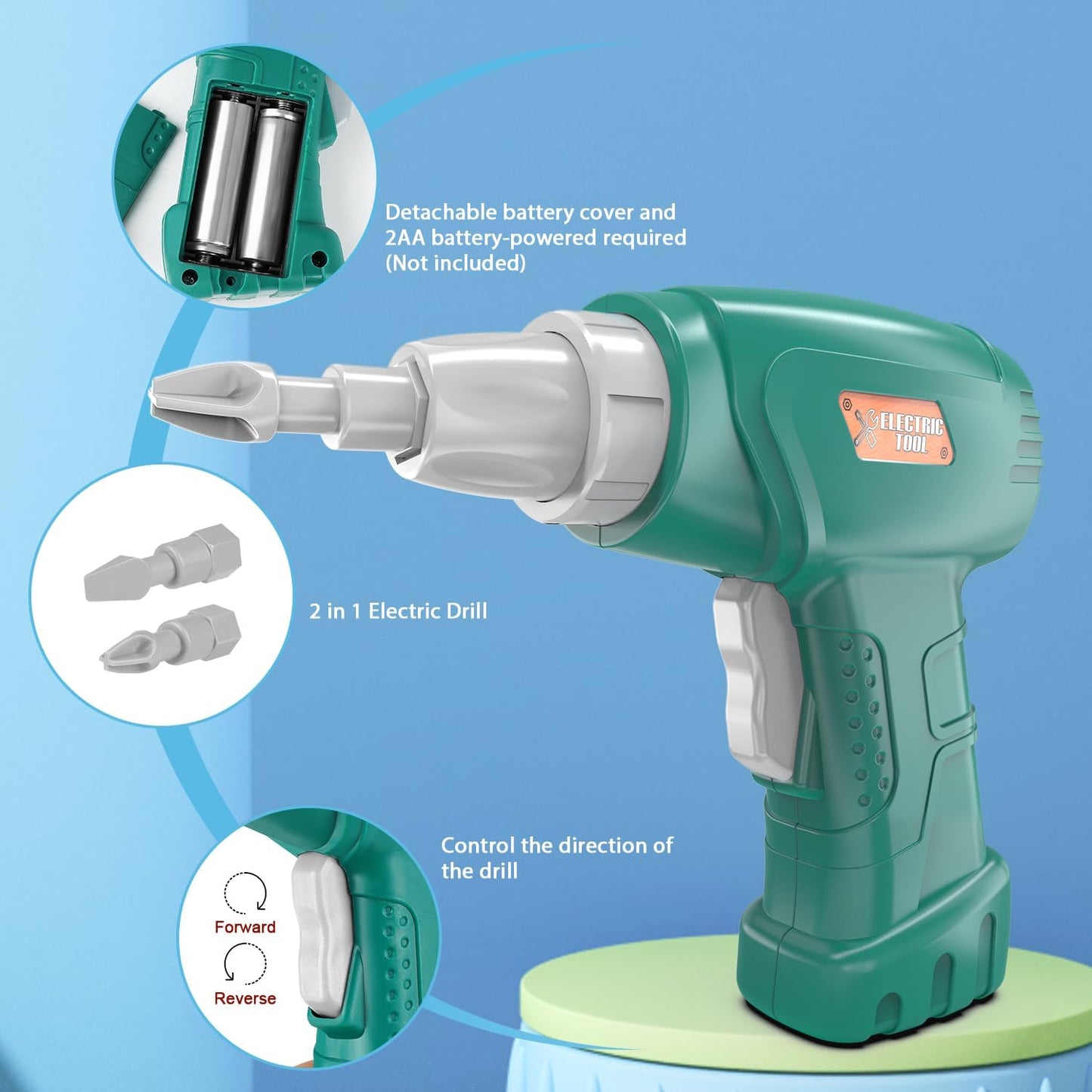 Take Apart Dinosaur Toys for Kids with Storage Box Electric Drill DIY Construction Build Set Educational STEM for Boys Girls