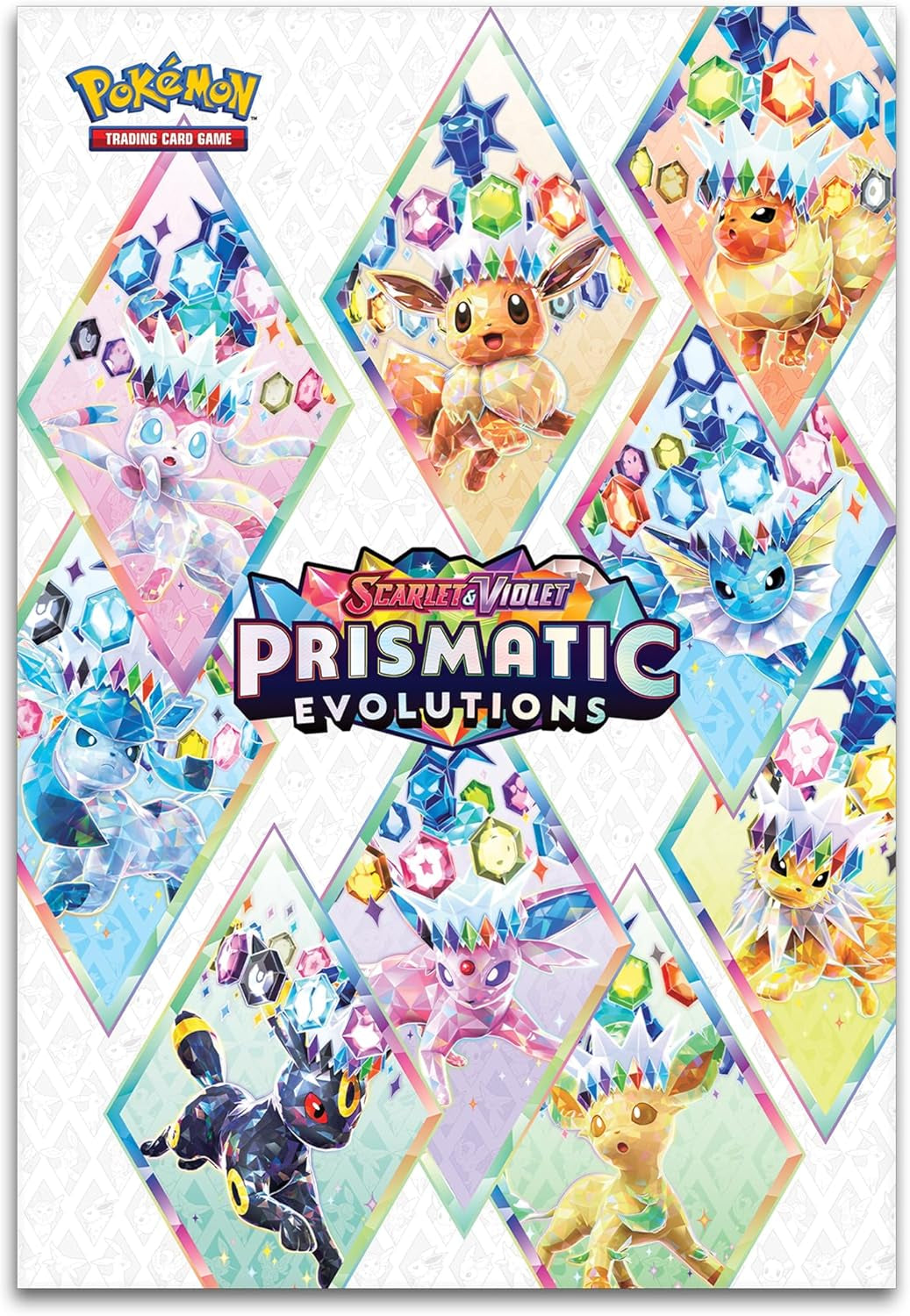 TCG: Scarlet & Violet—Prismatic Evolutions Poster Collection (3 Booster Packs & 3 Foil Promo Cards)
