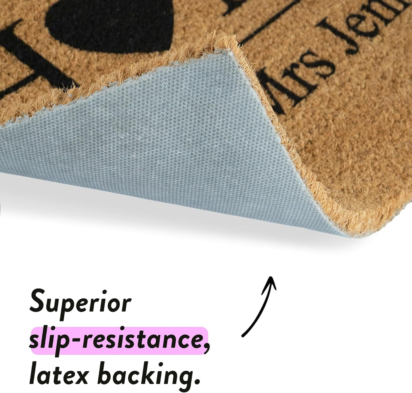 Custom Doormat Personalised Door Mat - Customised Door Rug - Housewarming Gift - New Home Gift - House Gift - Unique Friend Present (D2)