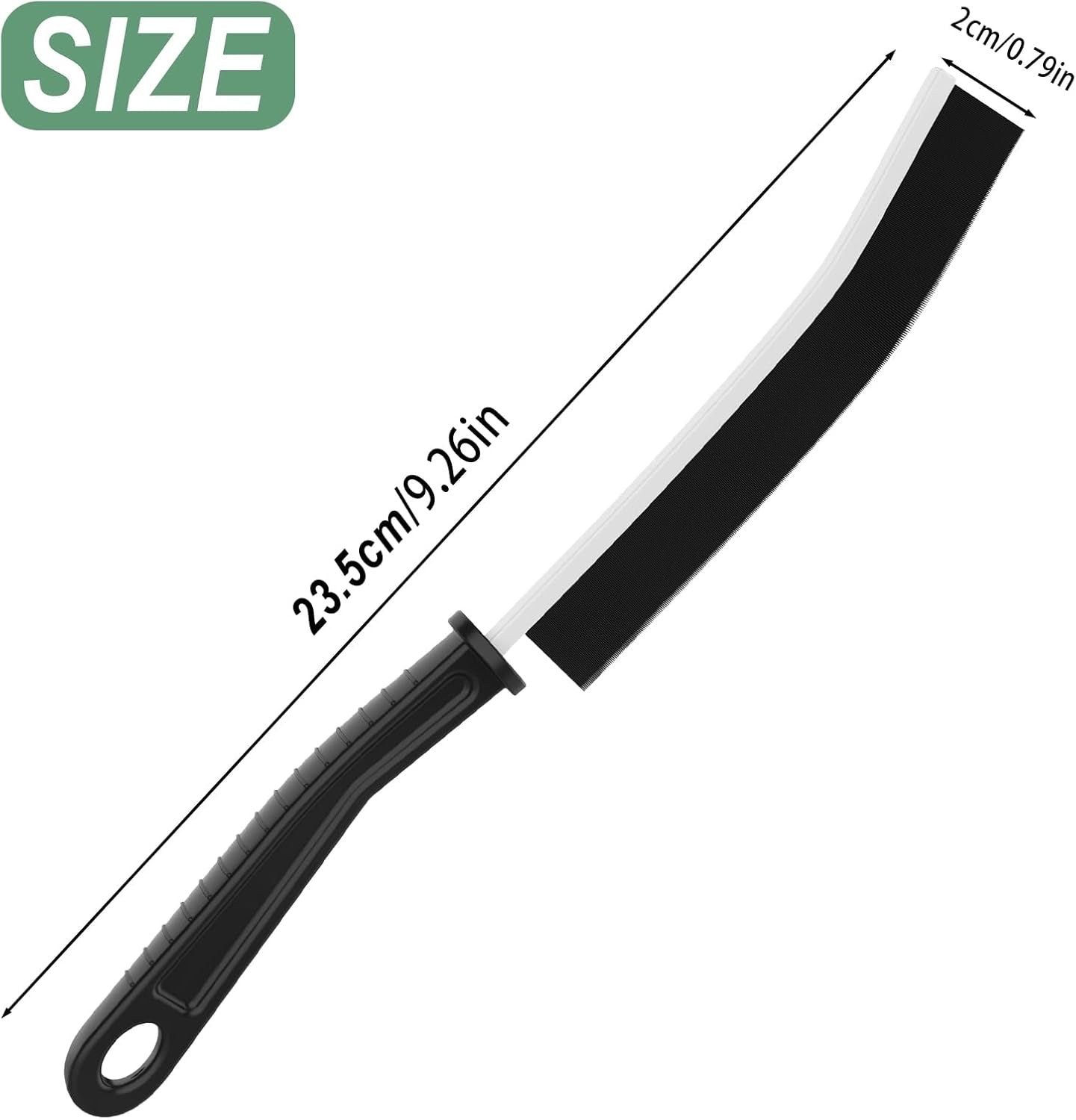 Crevice Cleaning Brush,2 Pcs Bathroom Crevice Gaps Cleaning Brush Groove Crevice Cleaning Tool for Narrow Corners in Home Kitchen Bathroom and Window Hard Bristle Crevice Cleaning Brush UK (2)