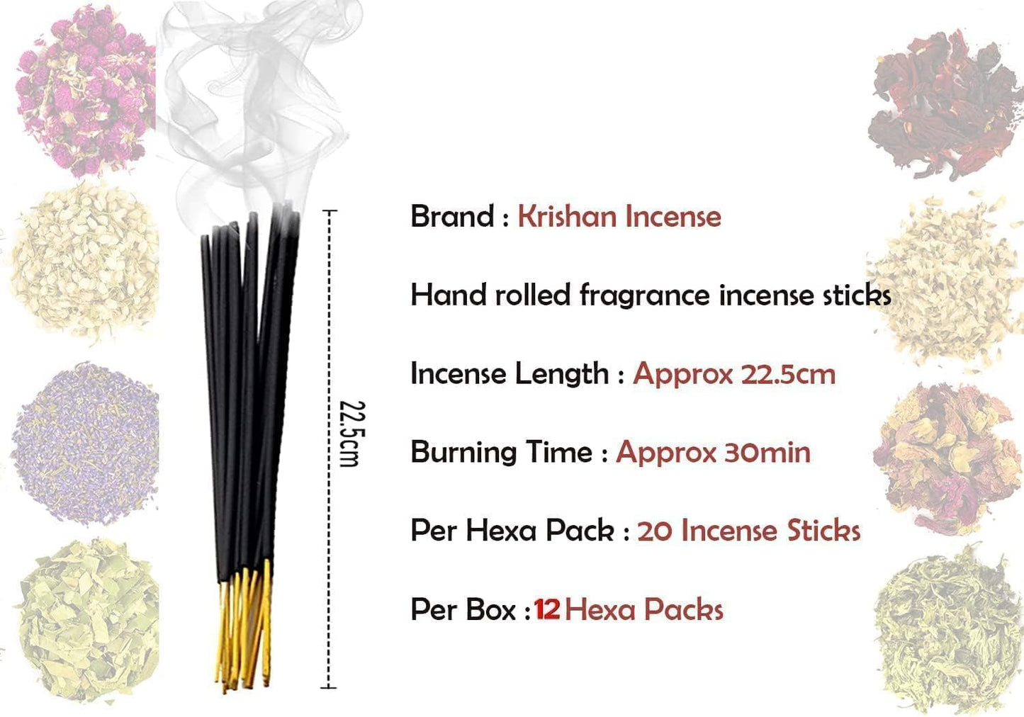 Incense Stick Seven Archangels Perfumed Fragrance Indian Hand Rolled 120 Joss Sticks | Insence Sticks