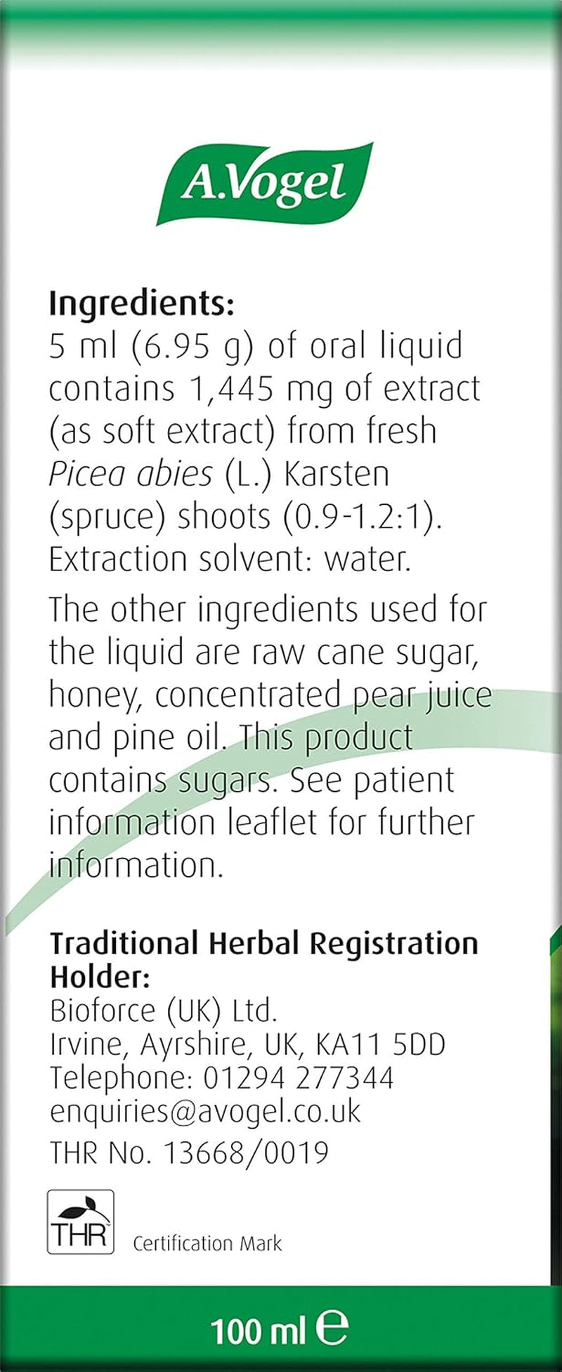 Bronchosan Pine Cough Syrup | Dry & Tickly Cough Medicine for Adults | 100Ml