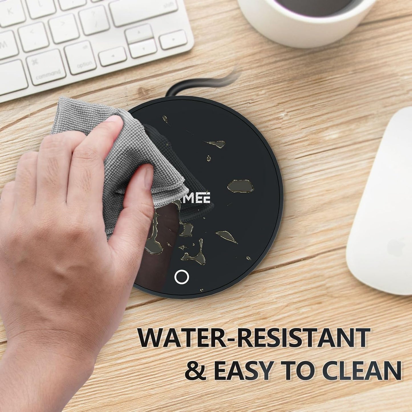 Mug Warmer Coffee Warmer - Cup Warmer with 2 Temperature Settings Smart Tea Warmer Portable Beverage Warmer Drink Warmer for Office丨Desk丨Cocoa丨Coffee丨Tea丨Milk丨Hot Drinks