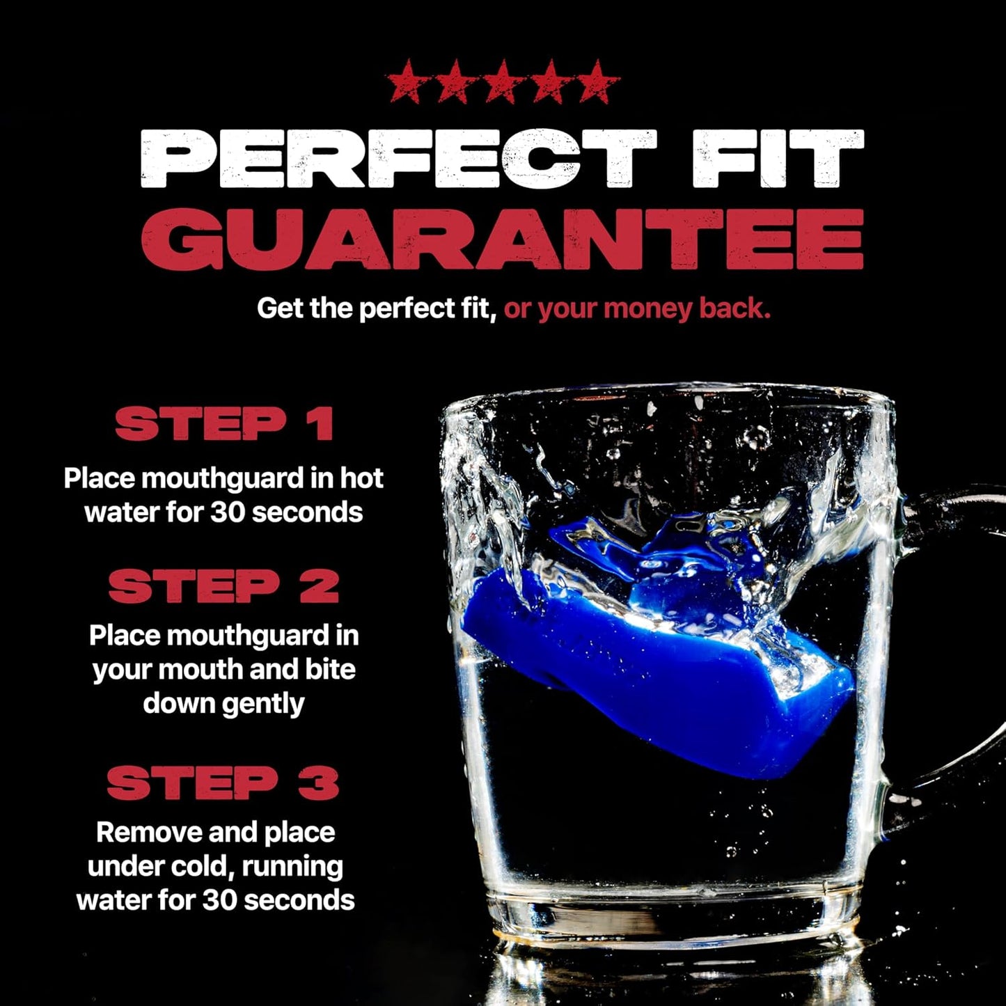 Mouthguard Slim Fit, Adult and Junior Gum Shield with Case for Boxing, MMA, Rugby, Martial Arts, Judo, Karate, Hockey and All Contact Sports