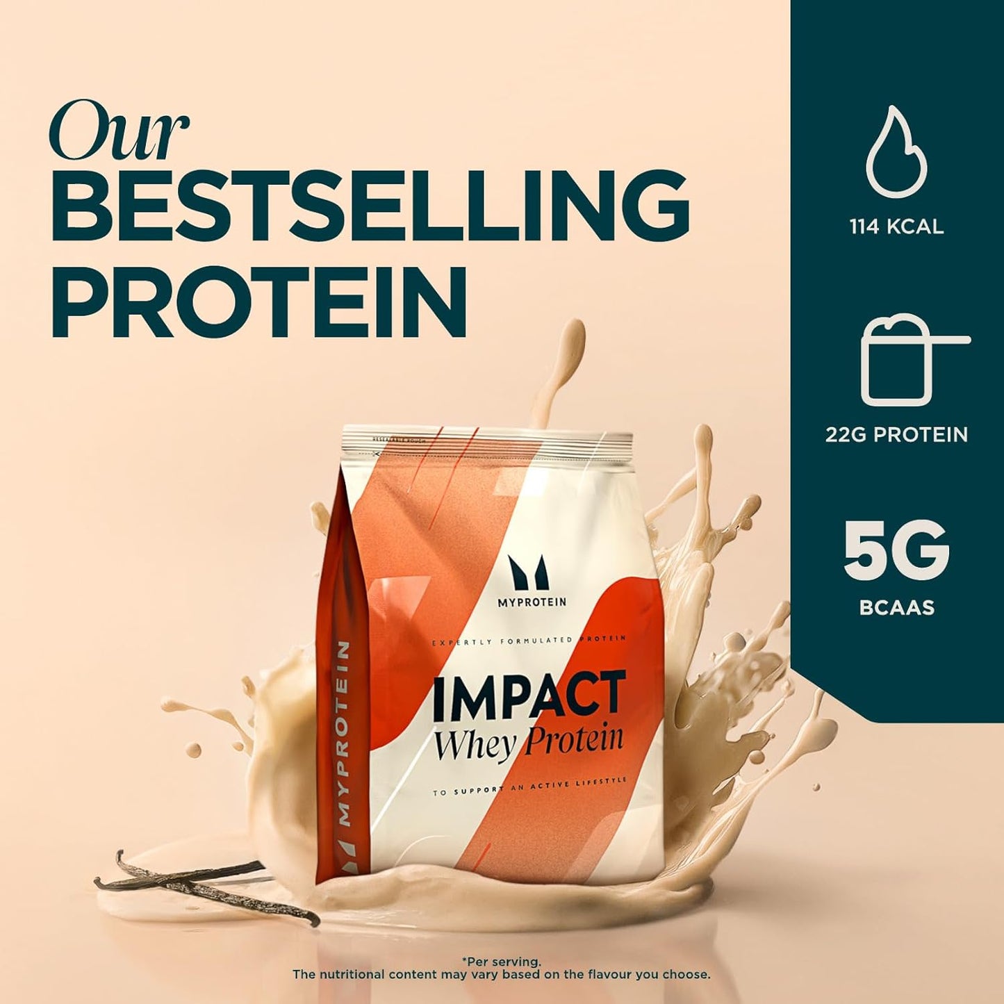 Impact Whey Protein - Vanilla 1KG