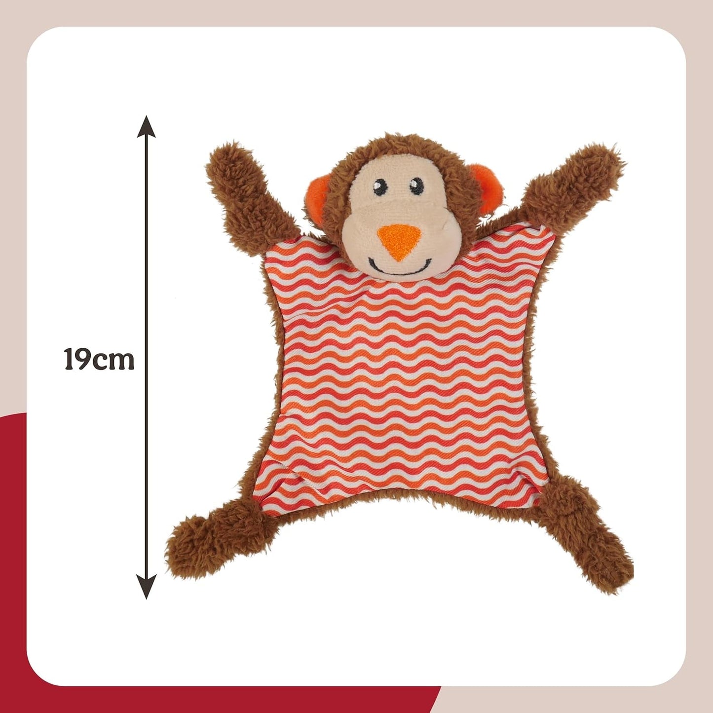 LITTLE NIPPERS CHEEKY Chimp,Brown,Small