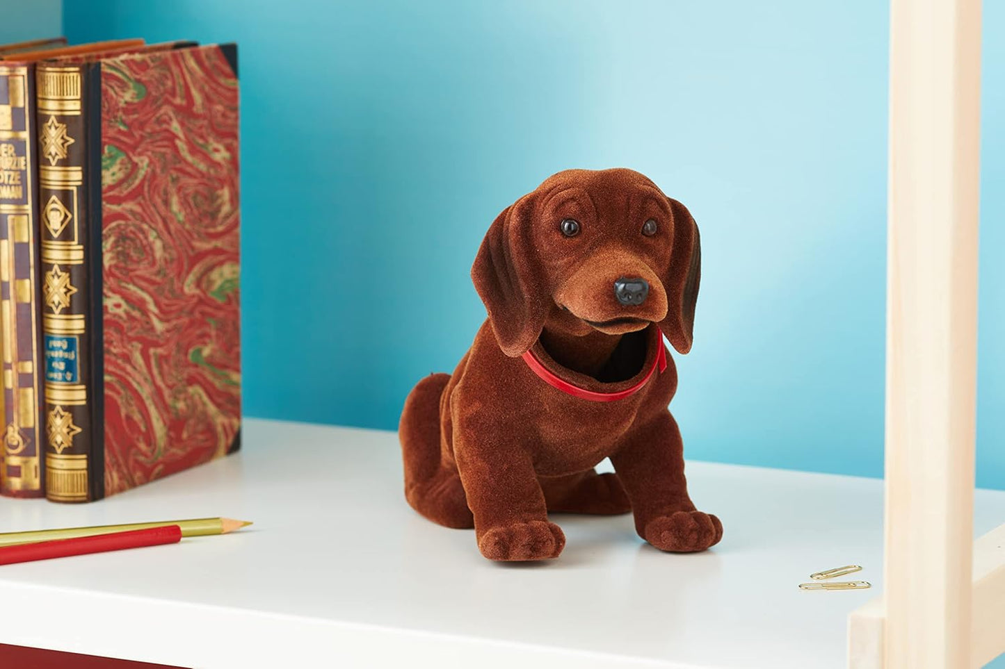 104329292 Nodding Dog for Car, Bobbing Head Waldi Waggle, 2-Ass