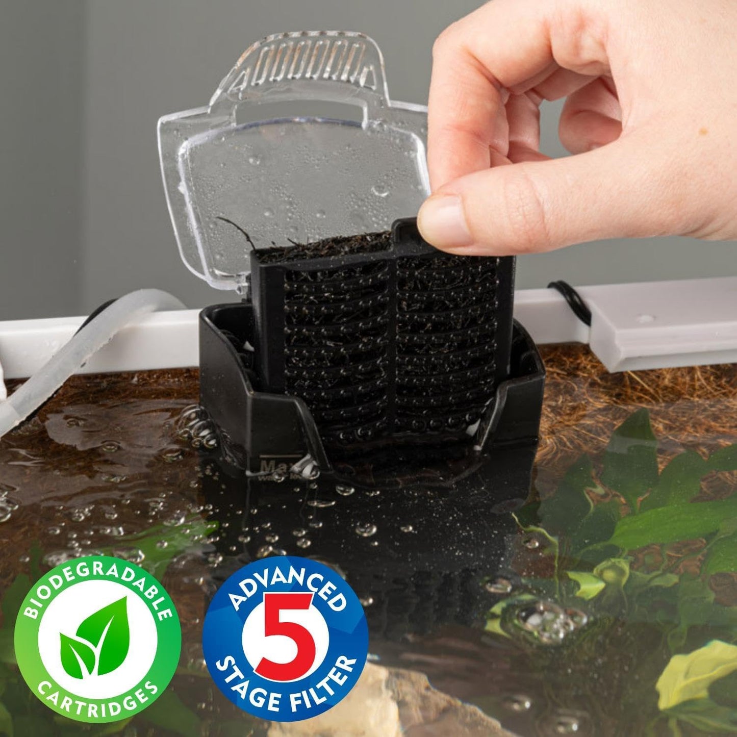 1 Month Service Pack for the Internal Cartridge Filter CF Mini (1 X Front Coir Tech Cartridge, 1 X Back Coir Tech Cartridge)