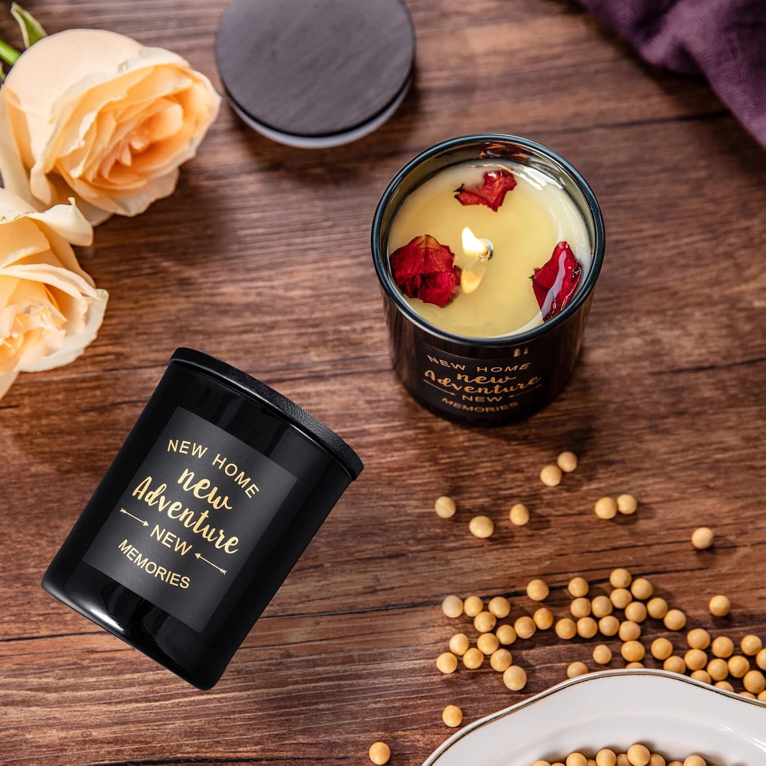 Jasmine Scented Candles Gifts for New Home House Warming Scented Candle Women Men Housewarming Presents Funny Friendship Gift for Best Friend BFF