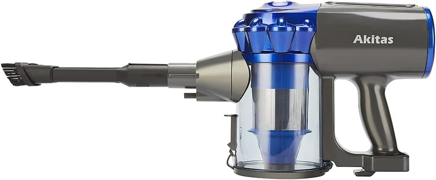 Cordless Vacuum Cleaner Upright Handheld Stick Lightweight Rechargeable Lithium Battery Good for Carpet, Pet Hair (AKV8)