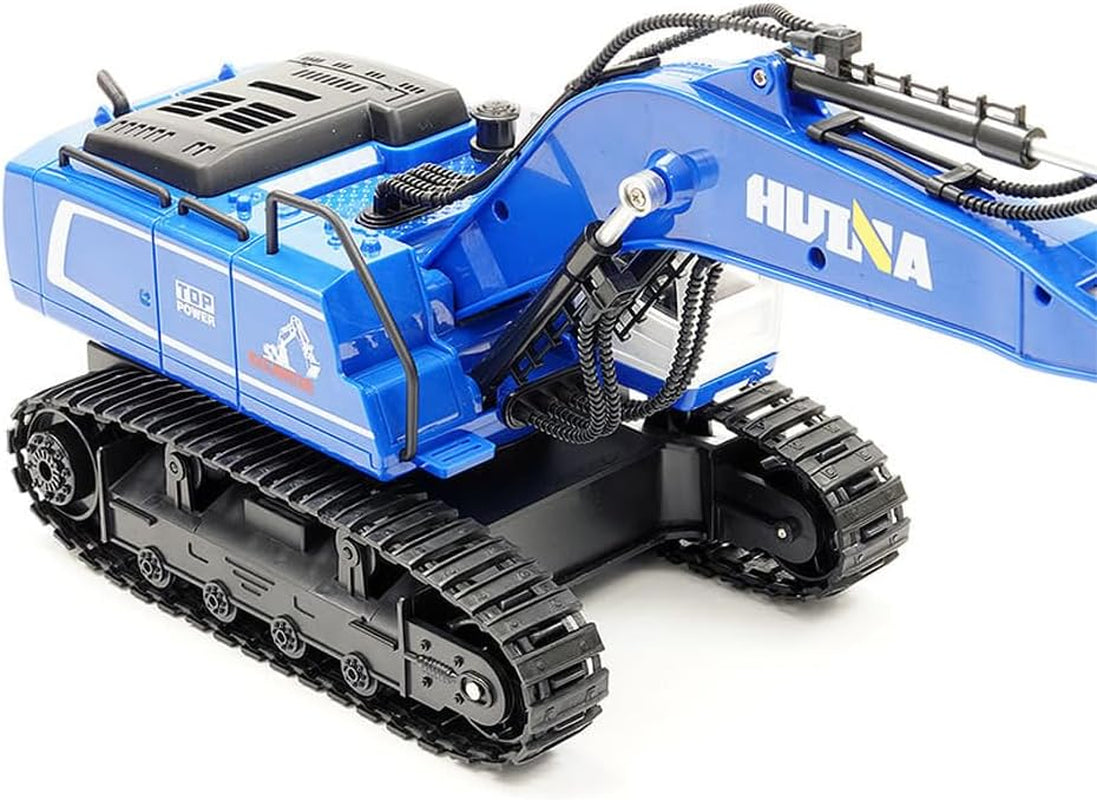 2.4G 11CH RC EXCAVATOR BLUE W/Die CAST BUCKET