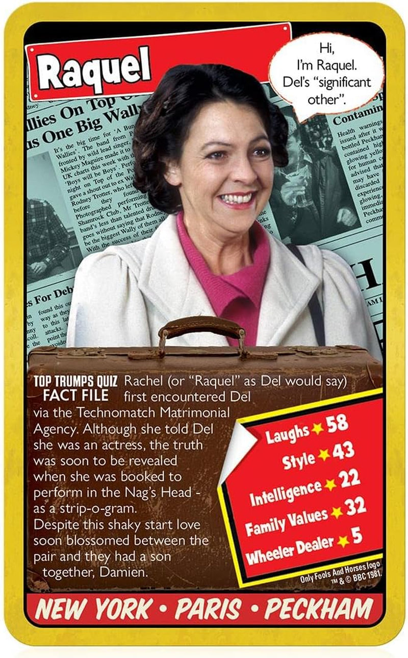 Only Fools and Horses Limited Editions Card Game, Play with Rodney, Del Boy and Uncle Albert and Revisit the Top 30 Moments, Educational Gift and Toy for Teens and Adults Aged 16 Plus