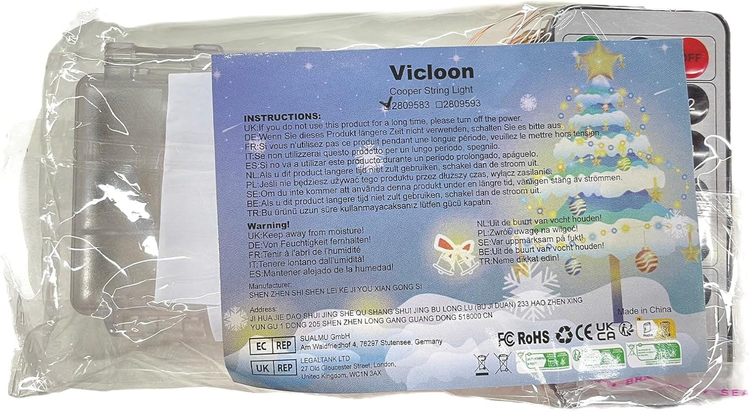 Curtain Fairy Lights, LED Curtain Lights, Waterproof Window String Lights with Remote Control Timer for Outdoor Indoor Party Bedroom Decoration (100-LED)