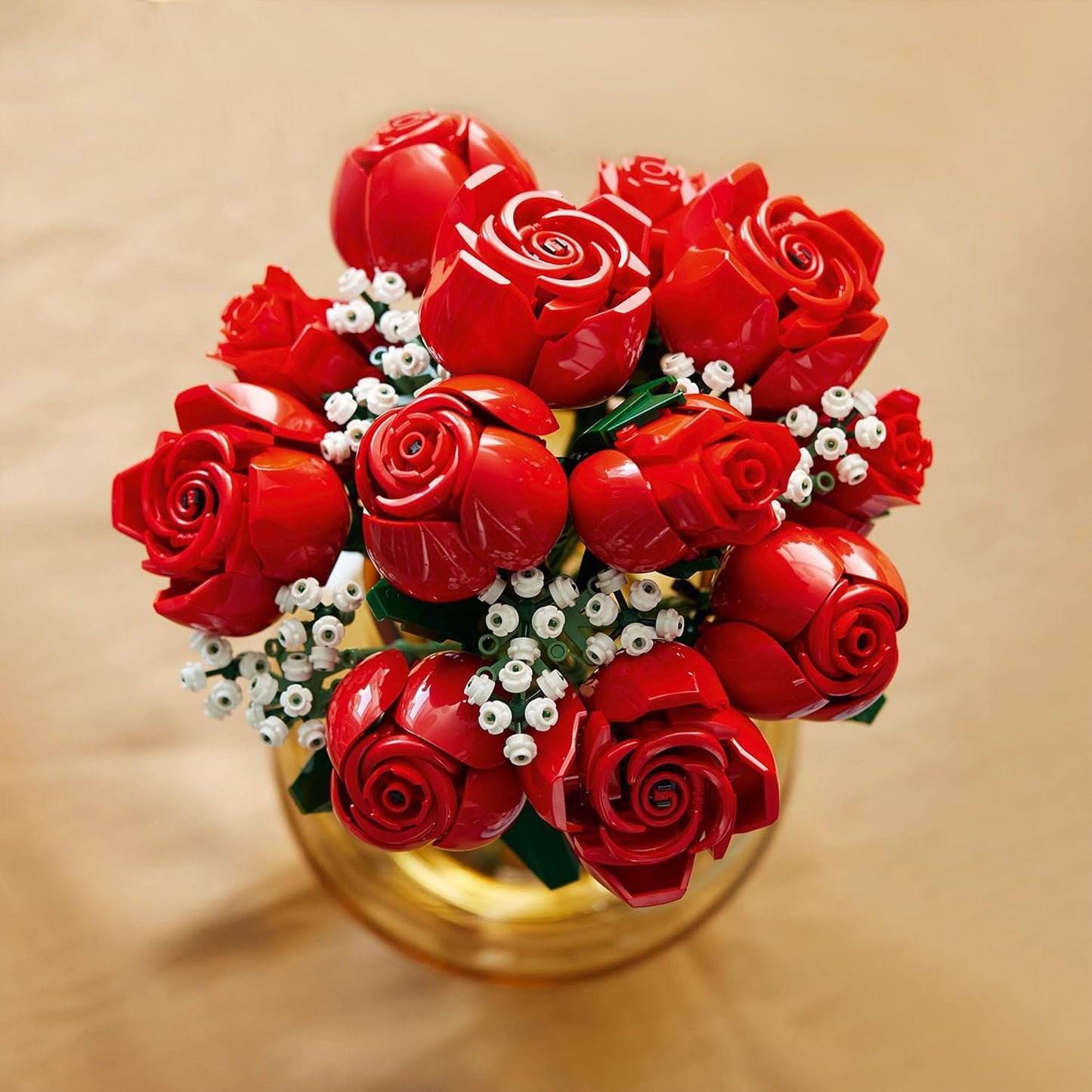 Botanicals Bouquet of Roses - Artificial Flowers Set for Adults Incl. a Buildable Vase - Home or Office Decor - Gift Ideas for Valentine'S Day for Him & Her - Botanical Collection - 10328