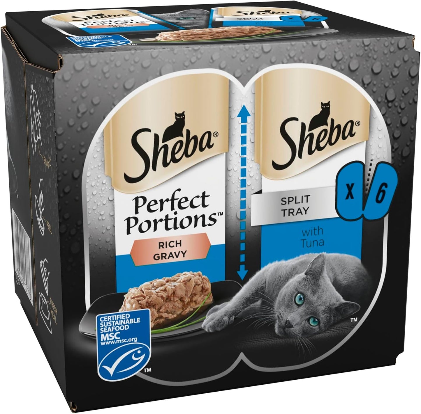 Portions with Tuna Chunks in Gravy 8 X 3X(2X37.5G)