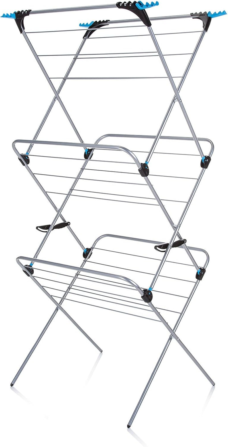 3 Tier plus Clothes Airer, Silver