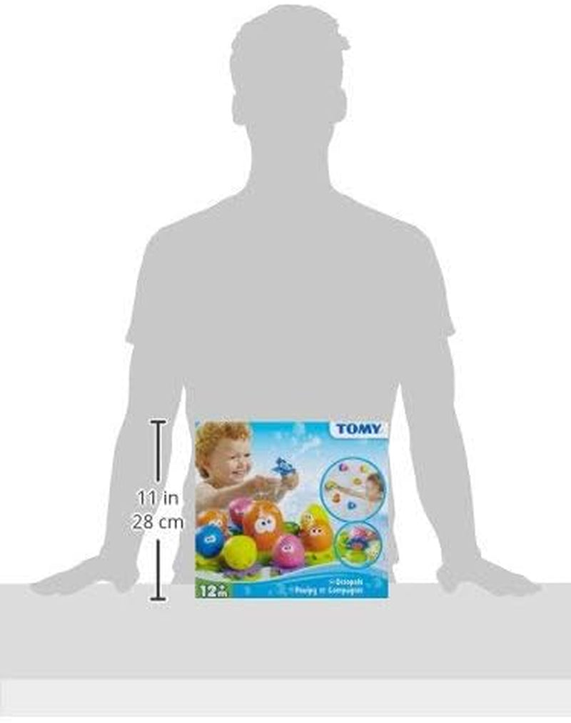 TOMY Octopals Number Sorting Baby Bath Toy Educational Water Toys for Toddlers Suitable for 1, 2 and 3 Years Old Boys and Girls