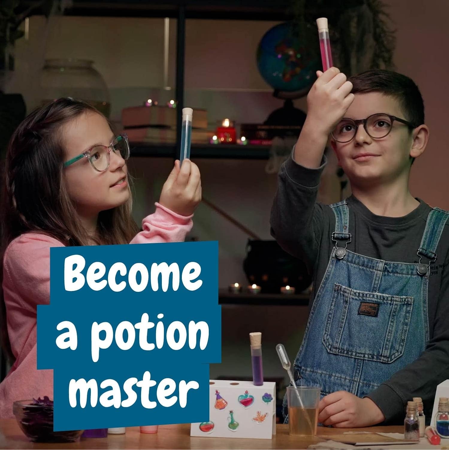 Magic Potions - Potion Making Kit for Children, Create & Mix Your Own Mistery, Magic Cauldron Toy for Kids Age 7 8 9 10 11 12+ Magic Toy & Crafts Set, Original Gift for Wizard Boys & Girls