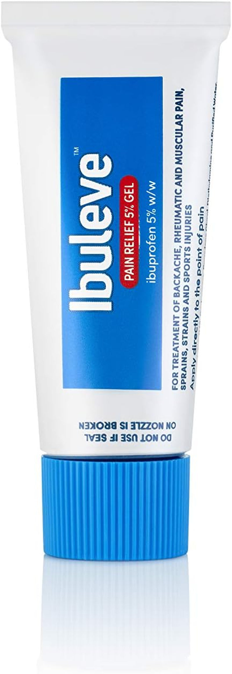 Pain Relief 5% Ibuprofen Gel, Clinically Proven, Anti-Inflammatory Relief for Joint Pain, Sprains, Backache, Muscular Pains and Sports Injuries, 30G