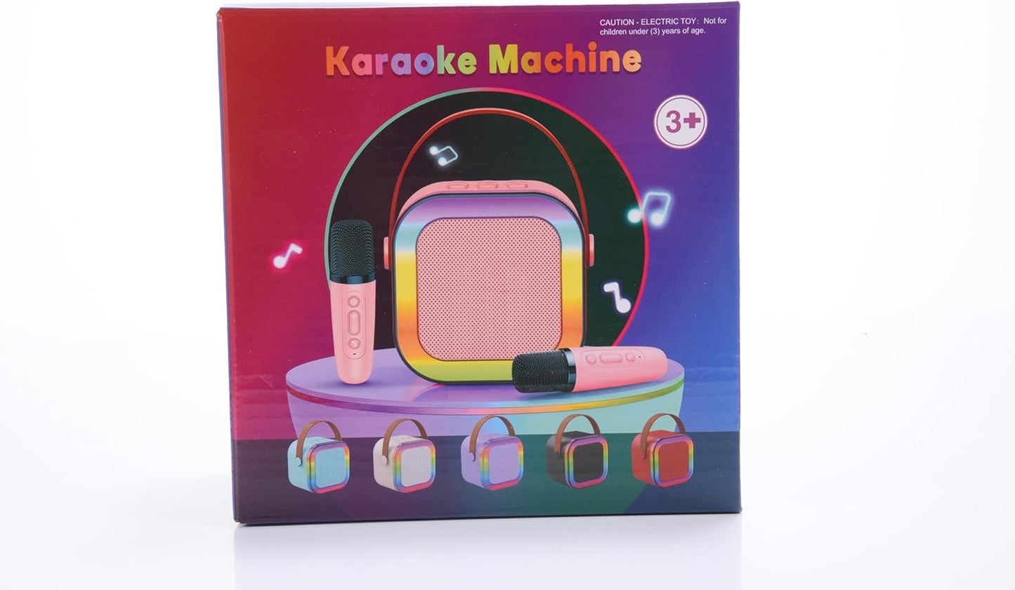 Karaoke Machine 2 Microphones, Birthday Gifts for Girls Toys Age 3-15 Year Old Girls Gifts Kids Microphone Toys for 3-12 Year Old Girls Birthday Presents Christmas Xmas Gifts for Kids Toys