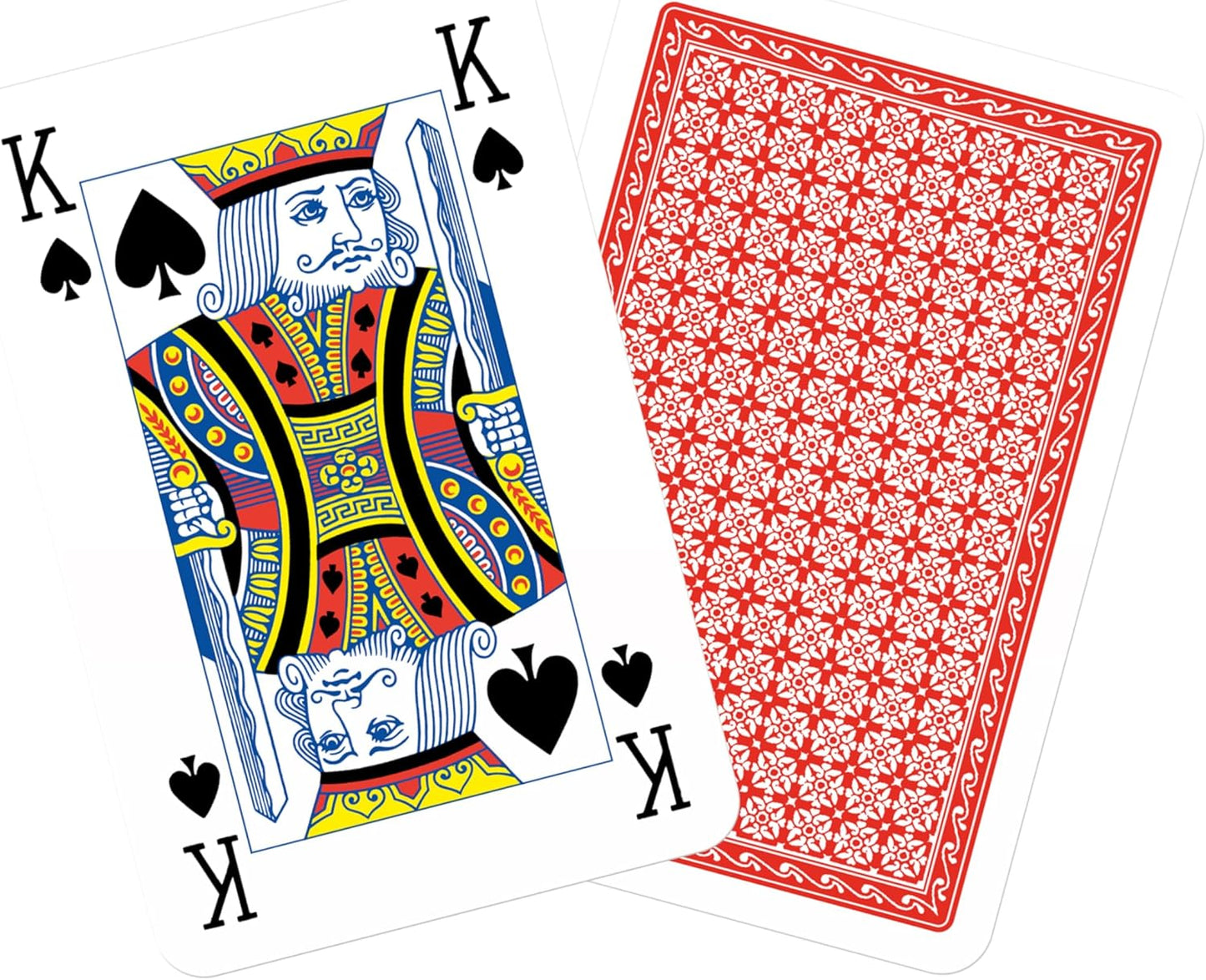Playing Card Game, Play Fish, Slap Jack, Crazy Eights and Rummy, Great Travel Companion, Gifts and Toys for Boys, Girls and Adults - Color May Vary, Single Unit