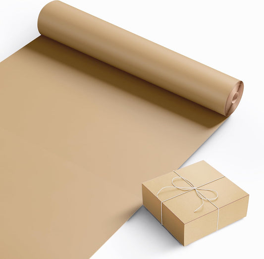 Heavy Duty Brown Kraft Wrapping Paper Roll 90Gsm (500Mm X 25M)