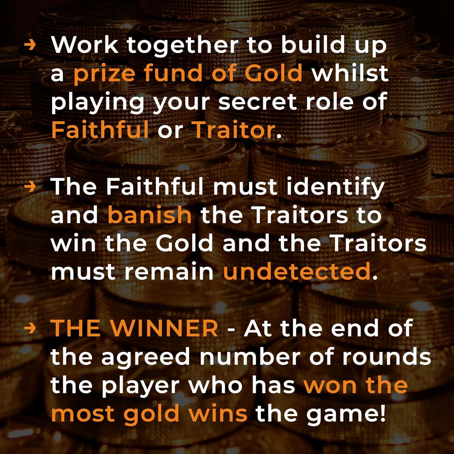 the Traitors Card Game | Based on the Hit TV Show | Family Social Deduction Fun | Great Game for Group Gatherings