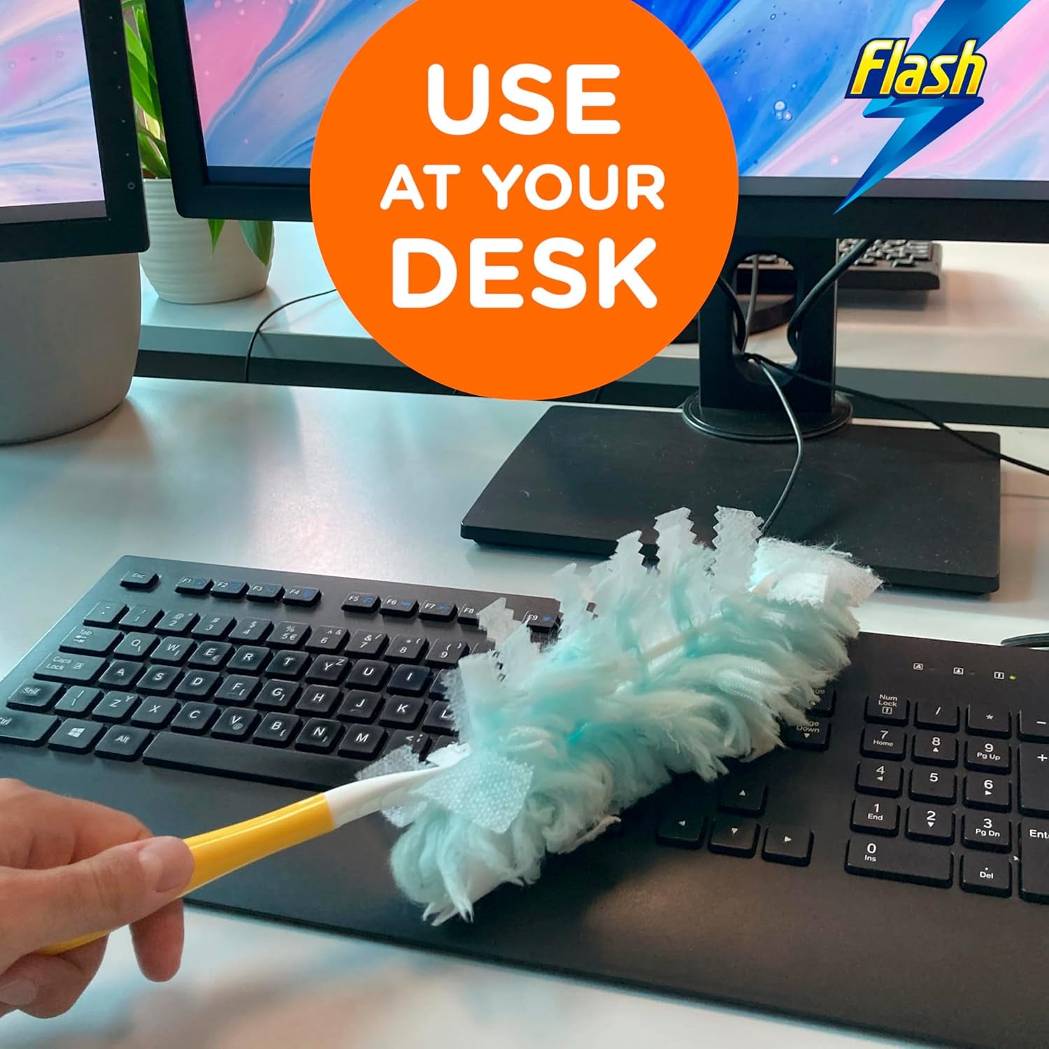 Duster Dust Magnet Refills, Fluffy Dusters Refills, 25 Dusters (5X5), Trap & Lock Away Dust, Dirt, Hair & Allergens in No Time, Dust Magnet