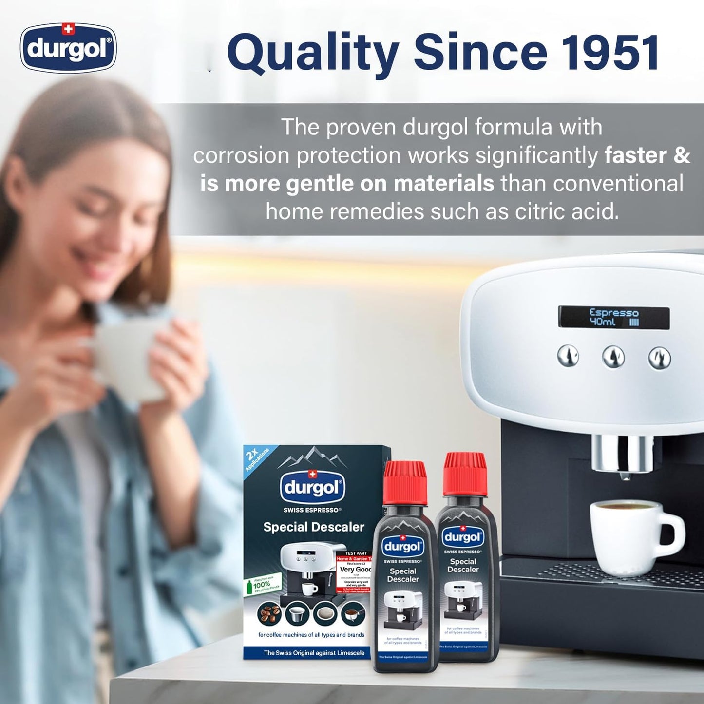 Swiss Espresso Special Decalcifier for All Coffee Machines, 2 X 125Ml