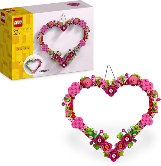 Heart Ornament Set - Building Toy for 9 plus Year Old Girls & Boys - Kids' Bedroom Decoration or Wall Accessory Idea or Valentine'S Decoration - 40638