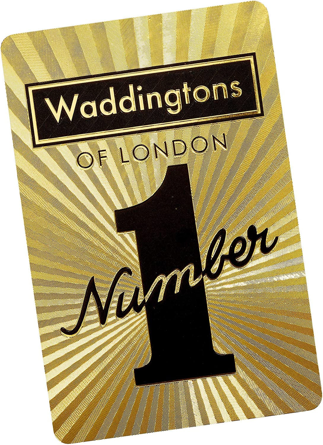 Gold Playing Cards Game, Sleek Gold Foil Design Deck of Cards, Ideal for Snap, Poker and a Ideal Travel Companion, Gift and Toy for Ages 6 Plus