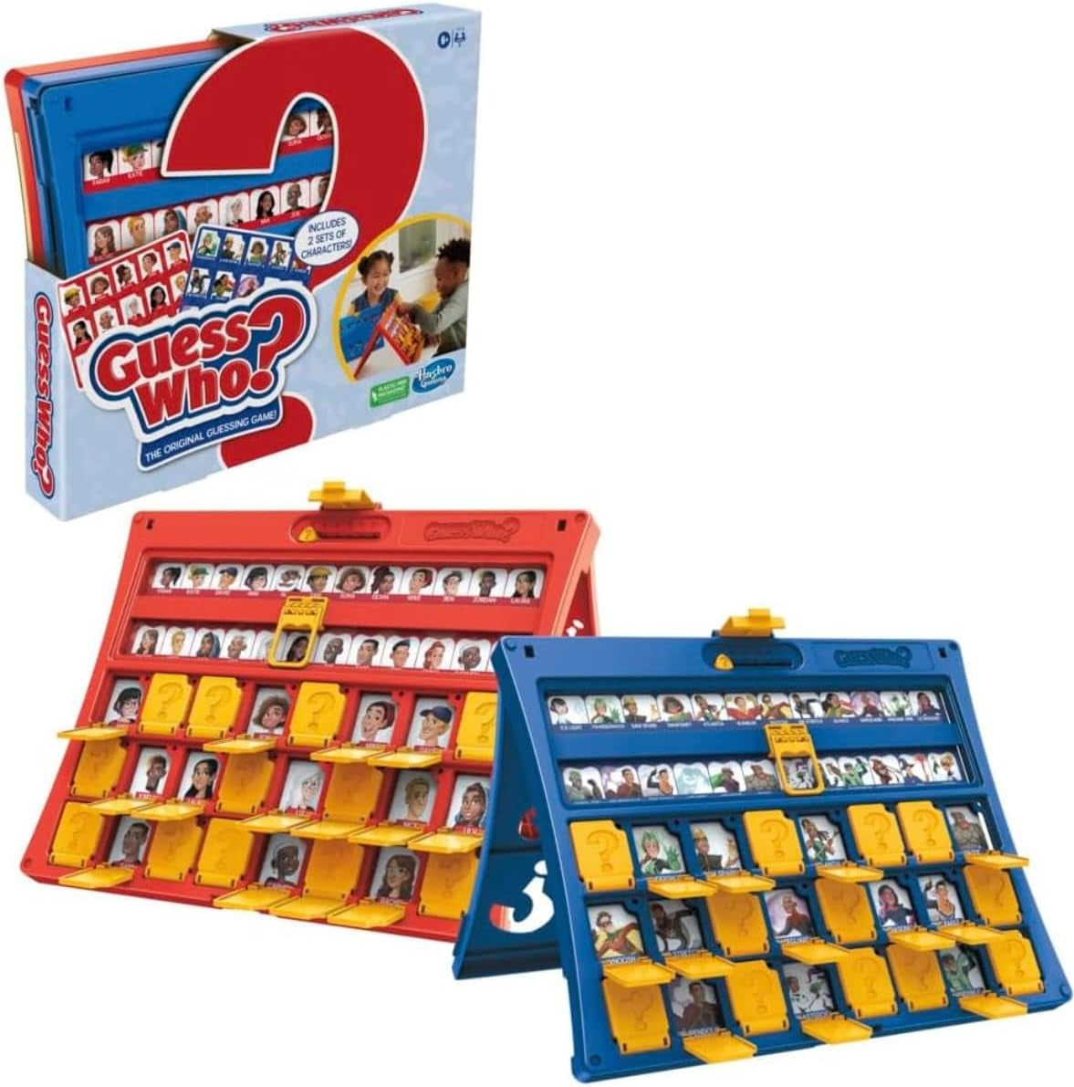 Guess Who? Original Guessing Board Game for 6+ Year Old Kids, Party & Family Games for Children and Adults, for 2 Players