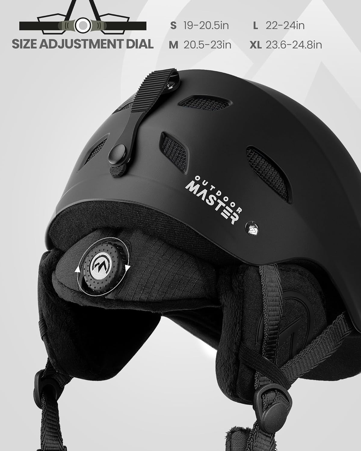 KELVIN Ski Helmet - with ASTM Certified Safety, 9 Options - for Men, Women & Youth